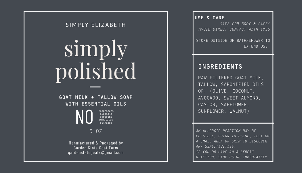Simply Polished Goat Milk Soap