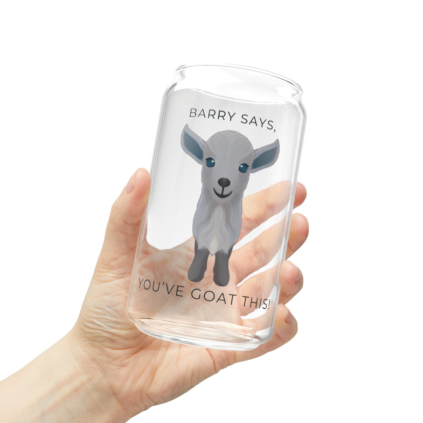 "Barry Says" Sipper Glass, 16oz