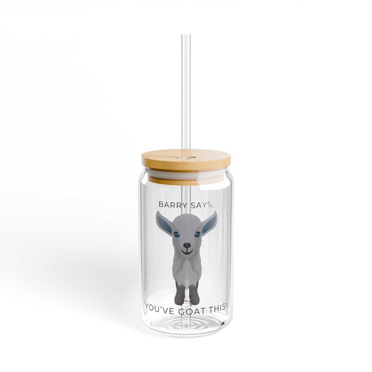 "Barry Says" Sipper Glass, 16oz