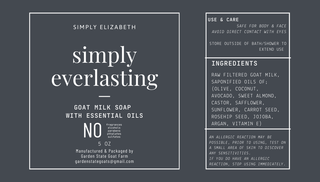 Simply Everlasting Goat Milk Soap