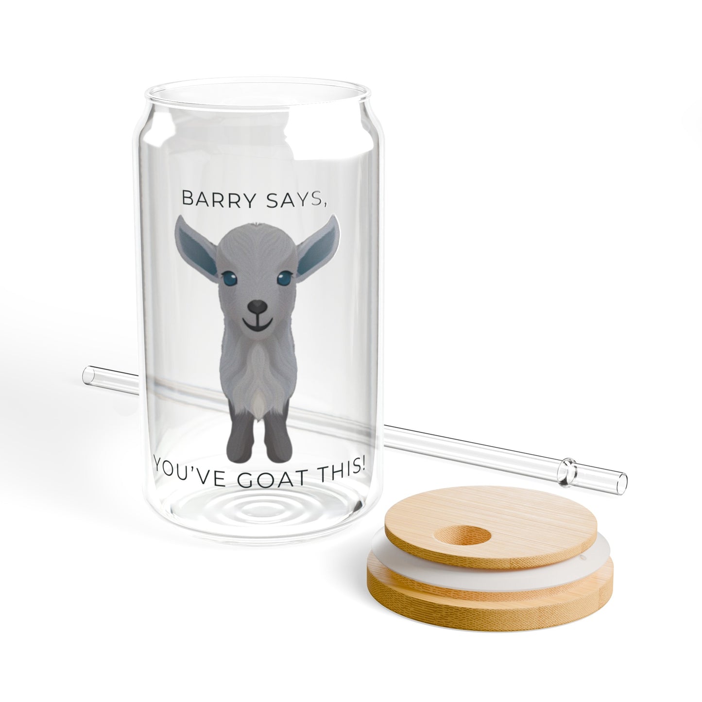 "Barry Says" Sipper Glass, 16oz