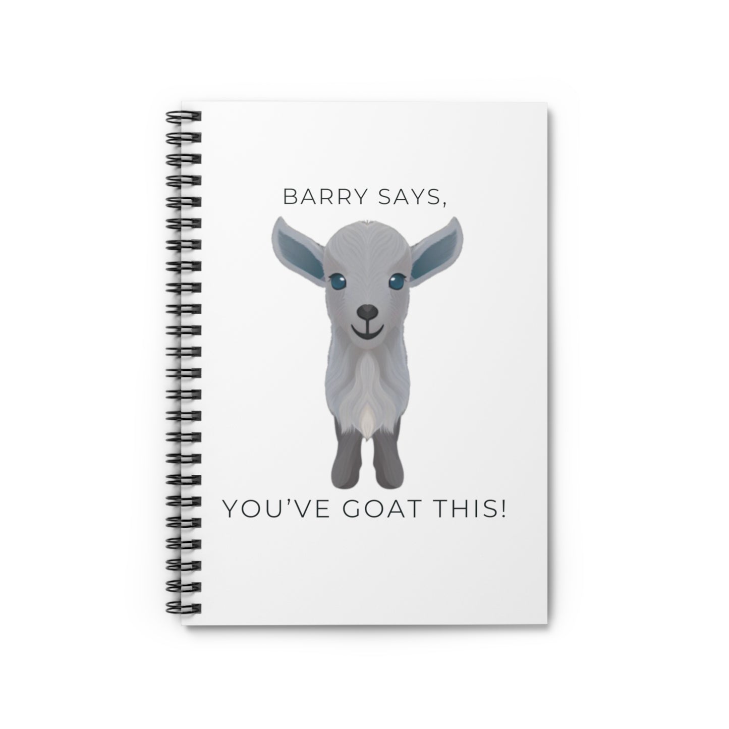 "Barry Says" Spiral Notebook - Ruled Line