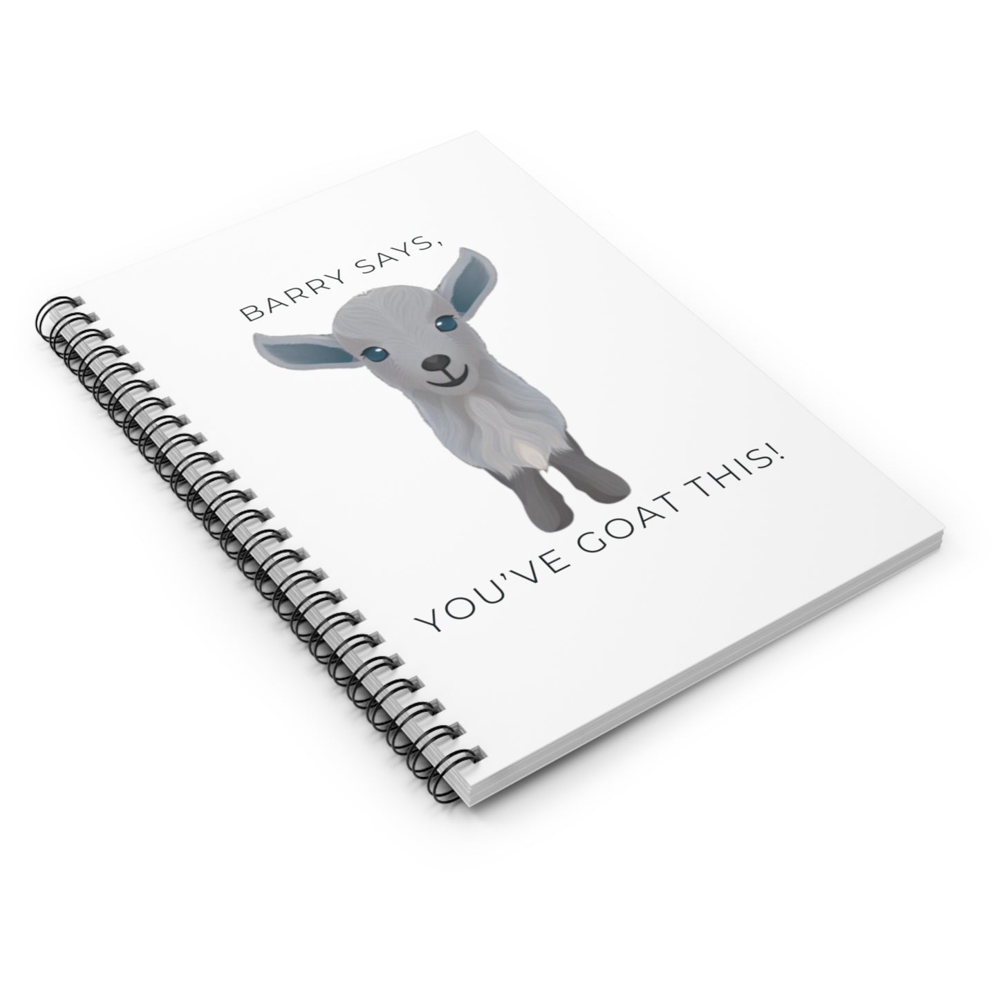 "Barry Says" Spiral Notebook - Ruled Line