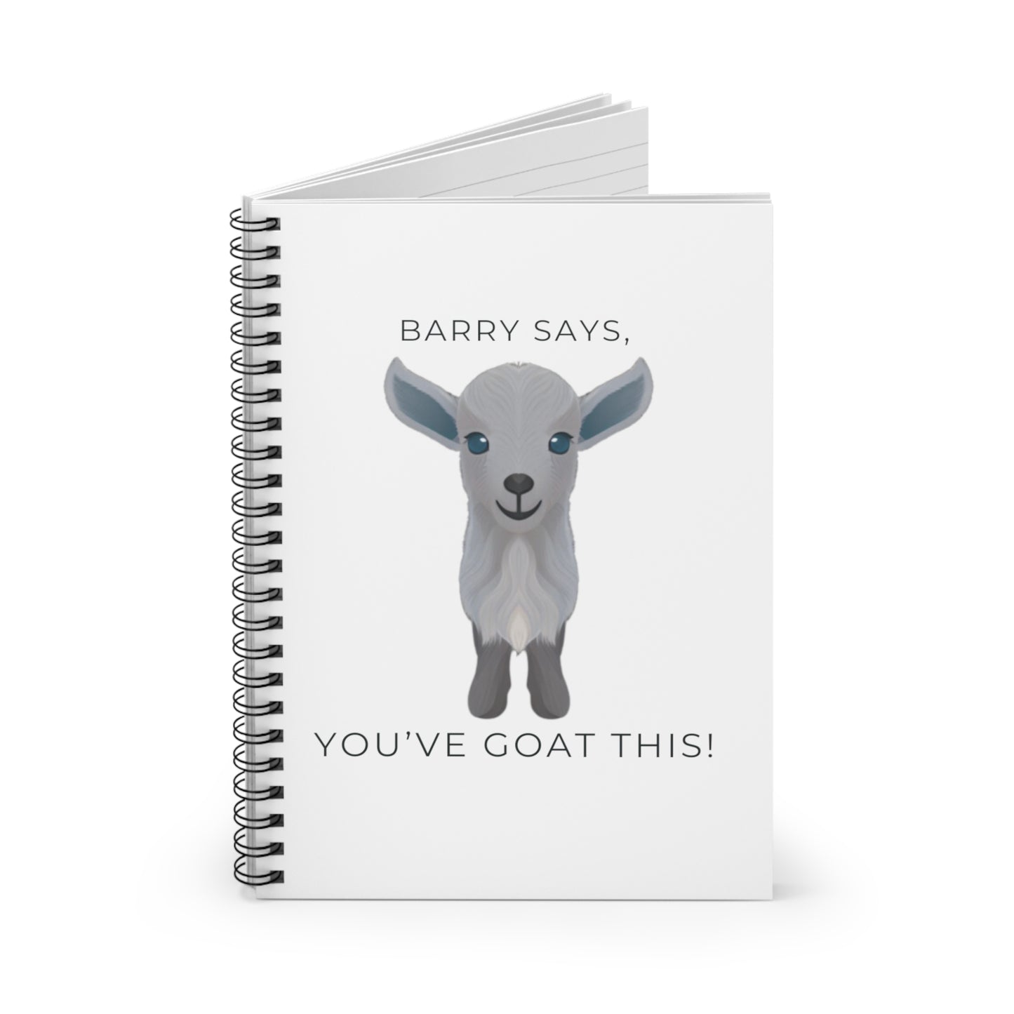 "Barry Says" Spiral Notebook - Ruled Line