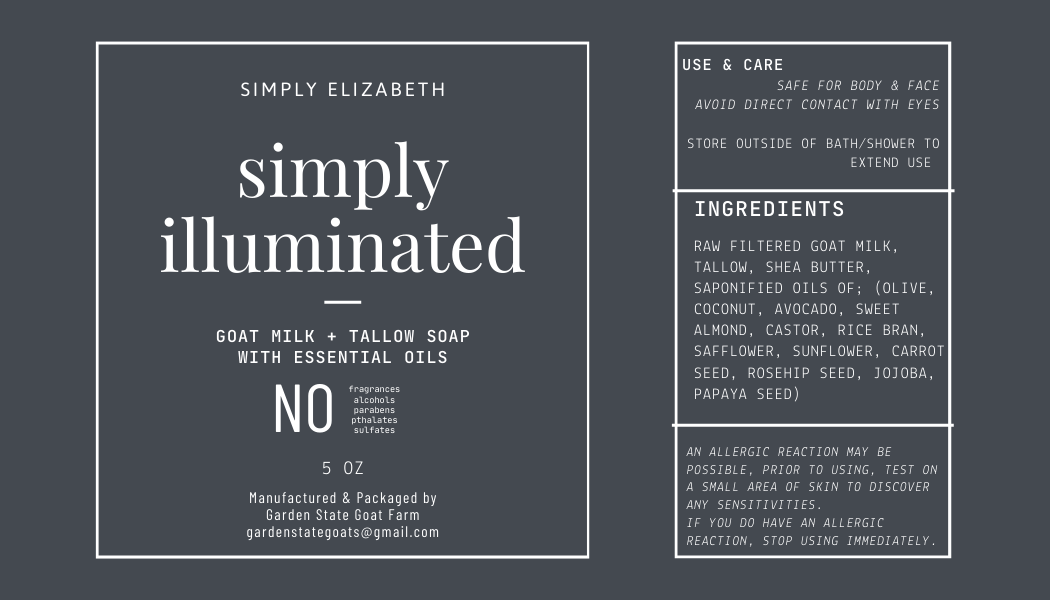 Simply Illuminated Goat Milk Soap